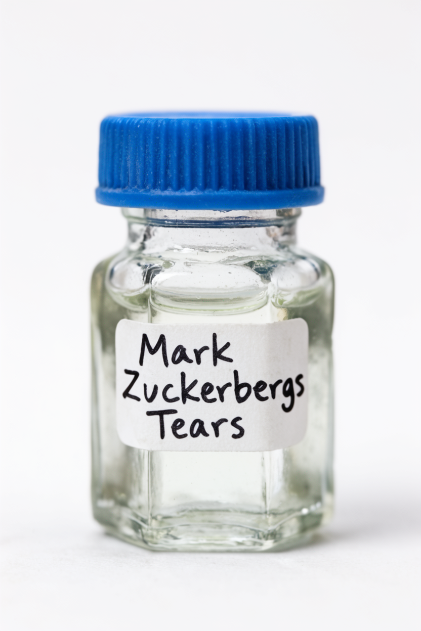 Mark Zuckerberg's Tears by Mark Zuckerberg